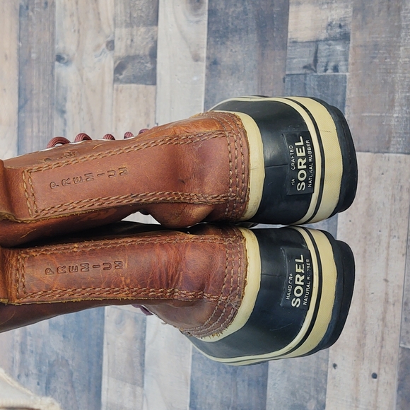Sorel 1964 Premium Leather Cappuccino Winter Boots sz 7 men\'s  38 EU main image 9